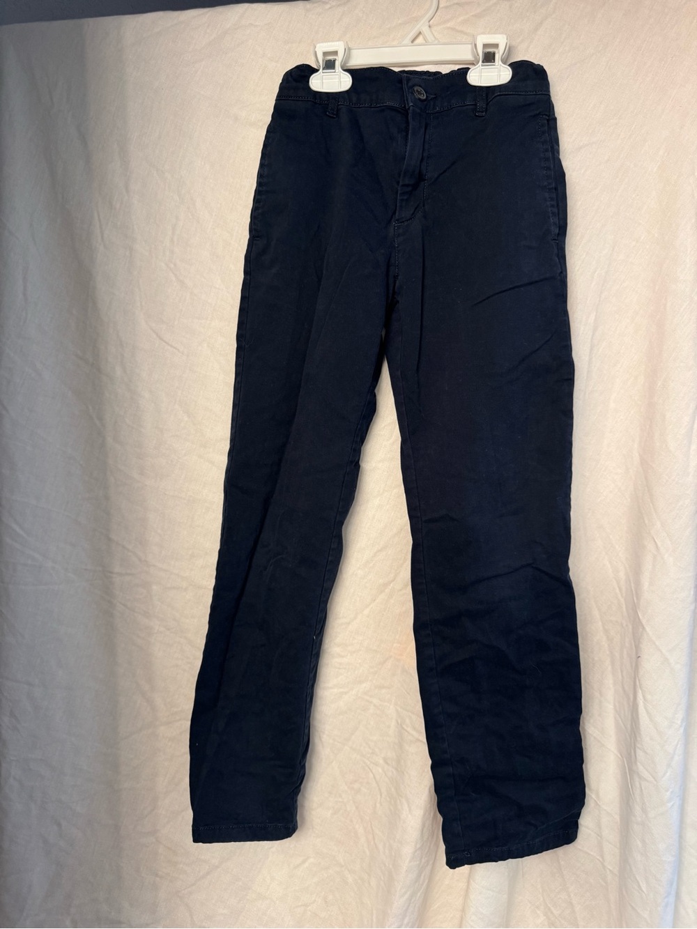 Children’s Place Boy’s Dark Navy Straight Slim Chinos with Adjustable Waist